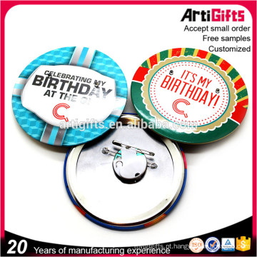 Artigifts Amostras Grátis Barato Personalizado Estanho Botão Emblema Do Metal